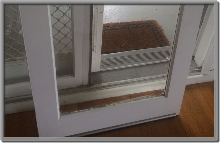 how to repair sliding door